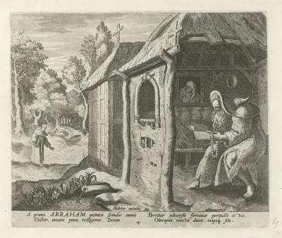 Abraham van Edessa als kluizenaar