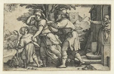 Abraham verdrijft Hagar en Ismaël