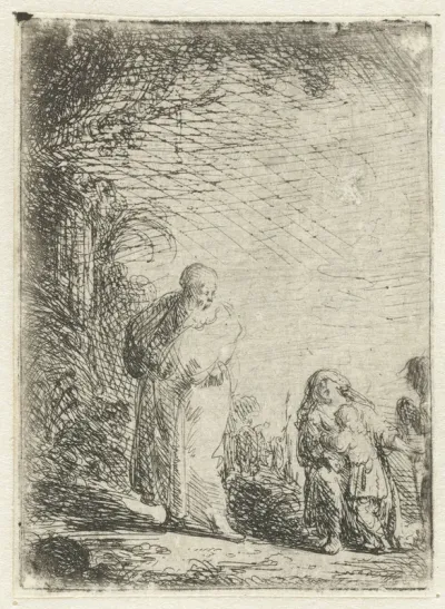 Abraham verdrijft Hagar en Ismaël