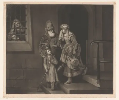Abraham verstoot Hagar en Ismaël