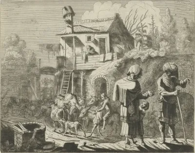 Abraham verstoot Hagar en Ismaël