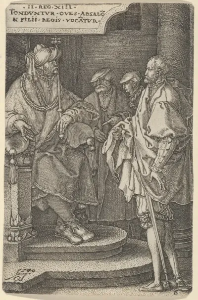 Absalom Inviting David and His Brothers