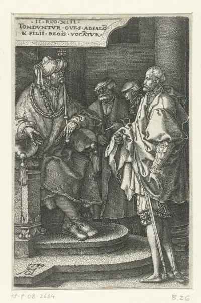 Absalom nodigt David en zijn broeders uit voor een feestmaal