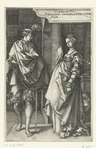 Absalom troost Tamar