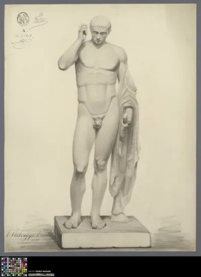 Academic study after a sculpture: Marcellus as Hermes Logios