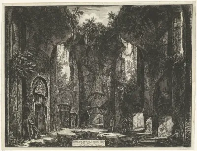 Academie in de Villa Adriana te Tivoli