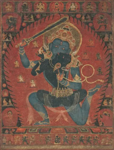Achala with His Consort Vishvavajri