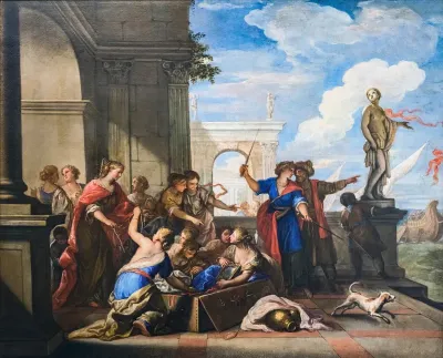 Achilles and the daughters of Lycomedes