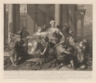 Achilles en de dochters van Lycomedes
