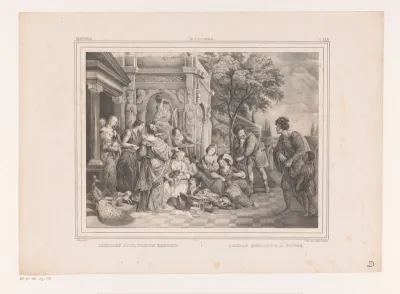 Achilles tussen de dochters van Lycomedes