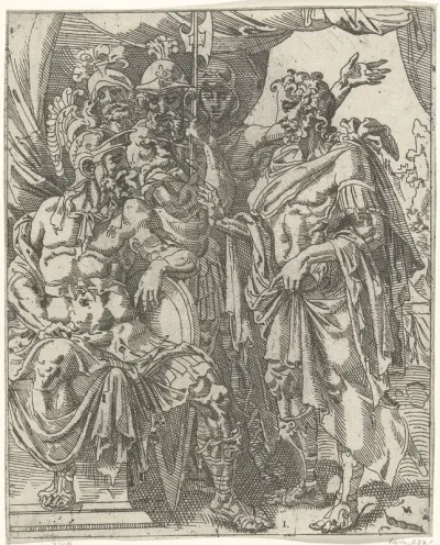 Achior vertelt Holofernes over de Israëlieten