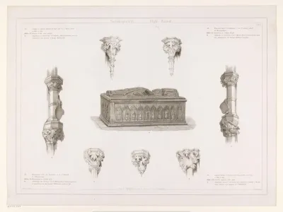 Acht details van de Sint-Janskathedraal te 's-Hertogenbosch