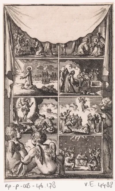 Acht scènes uit het Nieuwe Testament