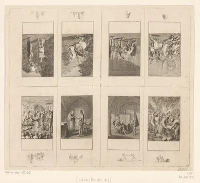 Acht voorstellingen uit de geschiedenis van de Bartholomeusnacht