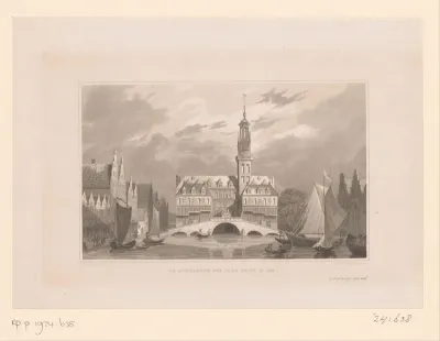 Achtergevel van de Beurs van Hendrick de Keyser in Amsterdam