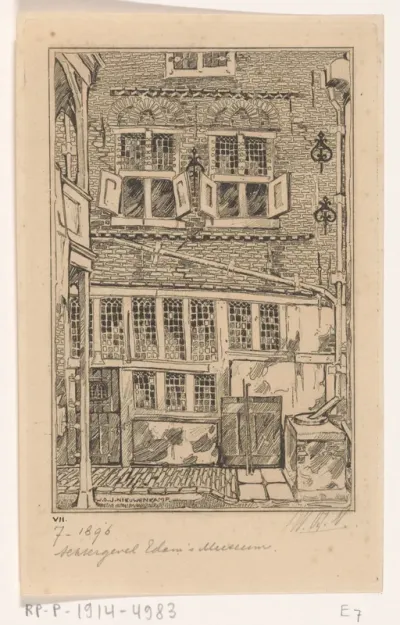 Achtergevel van het Edams Museum