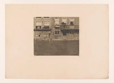 Achtergevels van Voorstraat 407 en 409 te Dordrecht