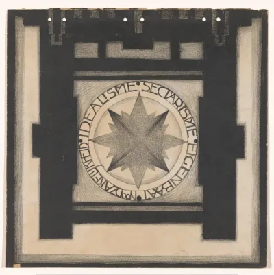 Achterkant omslag Wendingen 1920