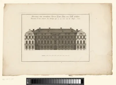 Achterkant van een herenhuis