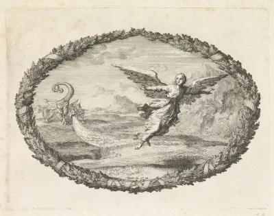 Achtervolging van de apocalyptische vrouw door de zevenkoppige draak