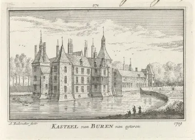 Achterzijde van Kasteel Buren