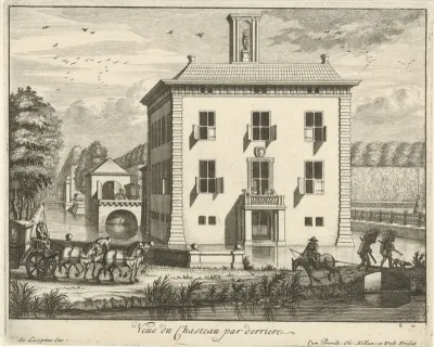 Achterzijde van Kasteel Gunterstein, Breukelen