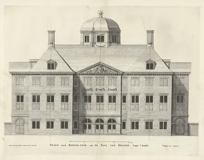 Achterzijde van Paleis Huis ten Bosch