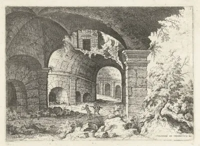Achtste gezicht op het Colosseum te Rome