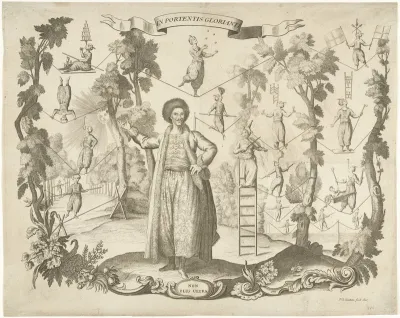 Acrobaten en koorddansers