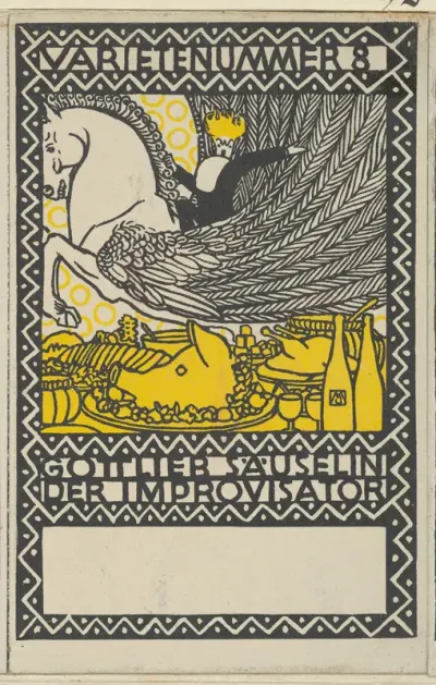 Act 8: Gottlieb Säuselin the Improviser (Varietenummer 8: Gottlieb Säuselin der Improvisator)
