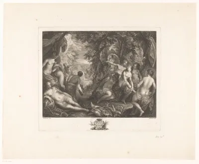 Actaeon door Diana in een hert veranderd