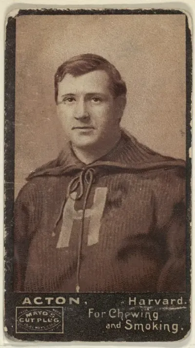 Acton, Harvard University, from the College Football Stars series (N302) for Mayo's Cut Plug Tobacco