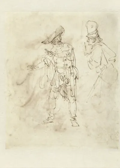 Actor in the Role of Pantalone Engaged in Conservation