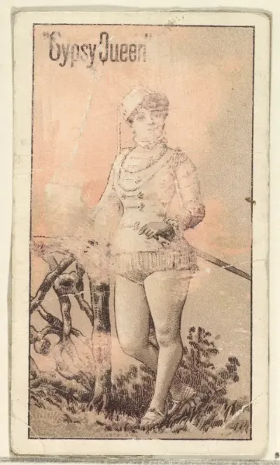 Actress from the Old Judge series (N167) for Old Judge and Gypsy Queen Cigarettes
