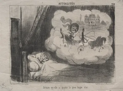 Actualities No. 238: Dreaming that she had won many bars of gold