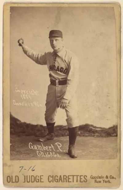 Ad Gumbert, Pitcher, Chicago, from the series Old Judge Cigarettes