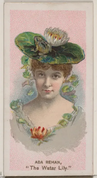 Ada Rehan as "The Water Lily," from the series Fancy Dress Ball Costumes (N73) for Duke brand cigarettes