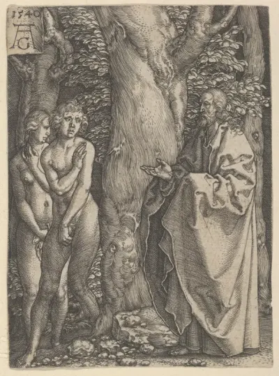 Adam and Eve Hide Themselves, from The Story of Adam and Eve
