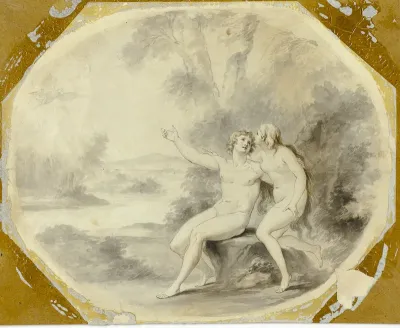 Adam and Eve in Paradise