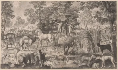 Adam and Eve in Paradise