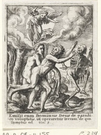 Adam en Eva verdreven uit het Paradijs
