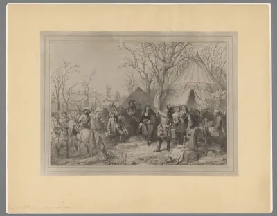 Adam Frans van der Meulen bij het beleg van Valenciennes