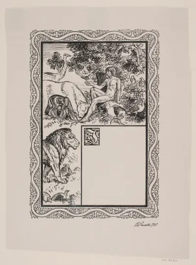 Adam giver dyrene navne