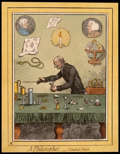 Adam Walker, a natural philosopher, performing scientific experiments