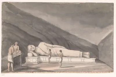 Adam's Berg (Mulkirigala), Reclining Buddha