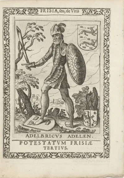 Adelbricus van Adelen, derde potestaat van Friesland