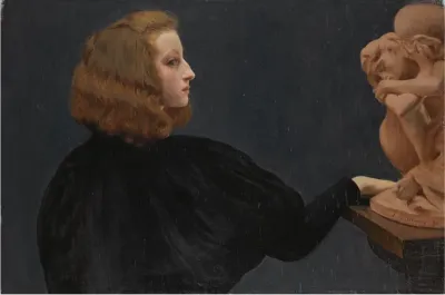 Adèle and the Fallen Caryatid Carrying Her Stone