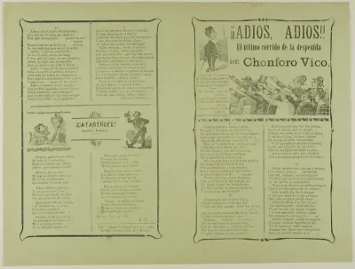 ¡Adiós, adiós! El último corrido de la despedida de Chonforo Vico (Goodbye, Goodbye! The Last Ballad of Chonforo Vico's Farewell)