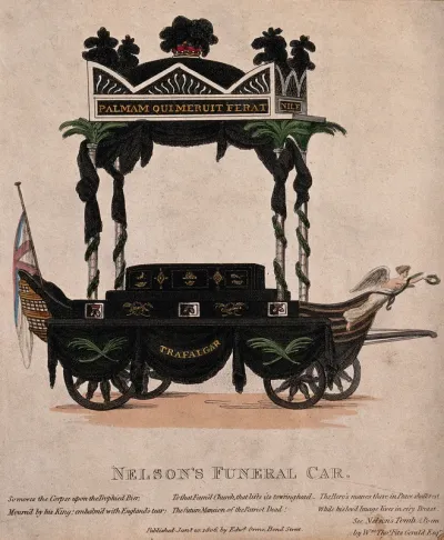 Admiral Lord Nelson's funeral car