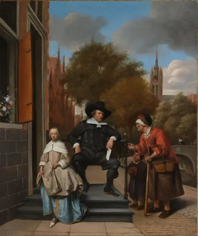 Adolf and Catharina Croeser, Known as ‘The Burgomaster of Delft and his Daughter’
